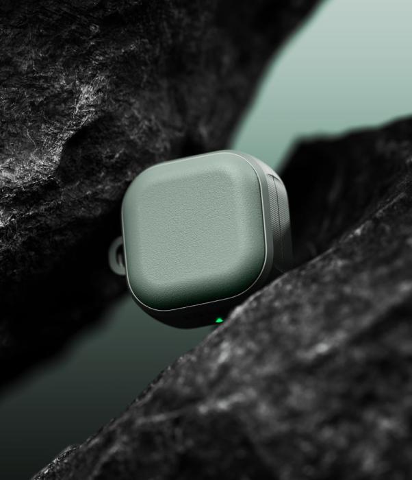 Bild 4, Ringke Ringke Galaxy Buds 4 / 4 Pro Skal MagSafe Onyx Sage Green - Teknikhallen.se
