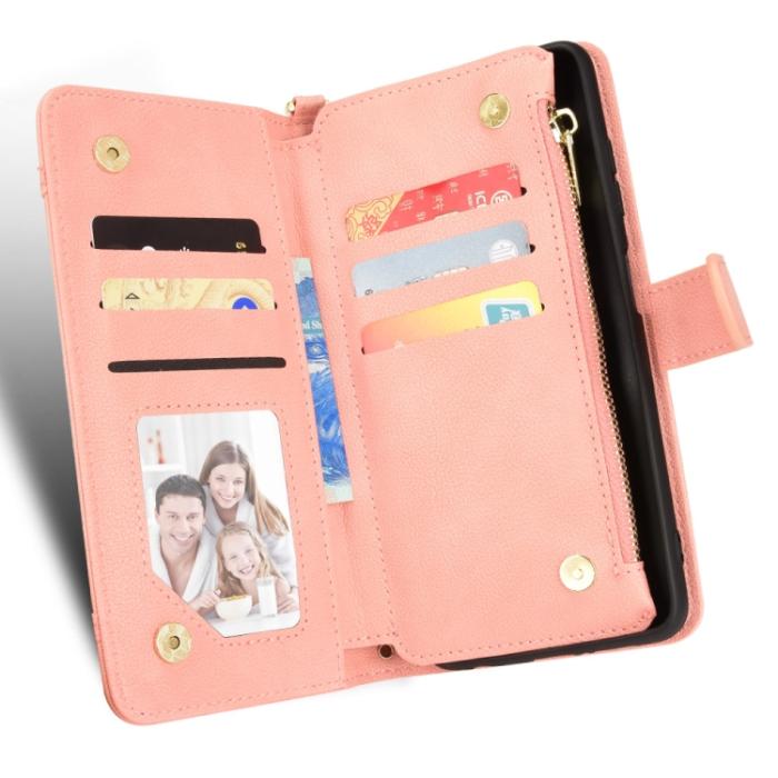 Bild 5,  Galaxy Z Fold 3 Fodral Multifunktionell Rosa - Teknikhallen.se