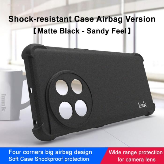 Bild 2, IMAK IMAK OnePlus 11 5G Skal Shockproof Airbag Matt Svart - Teknikhallen.se