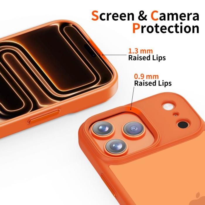 Bild 4, Tech-Protect Tech-Protect iPhone 17 Pro Skal MagMat Cosmic Orange - Teknikhallen.se