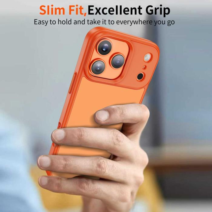 Bild 5, Tech-Protect Tech-Protect iPhone 17 Pro Skal MagMat Cosmic Orange - Teknikhallen.se