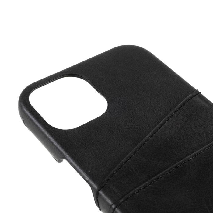 Bild 6,  iPhone 13 - Mobilskal Läder Med Kortfack - Svart - Teknikhallen.se