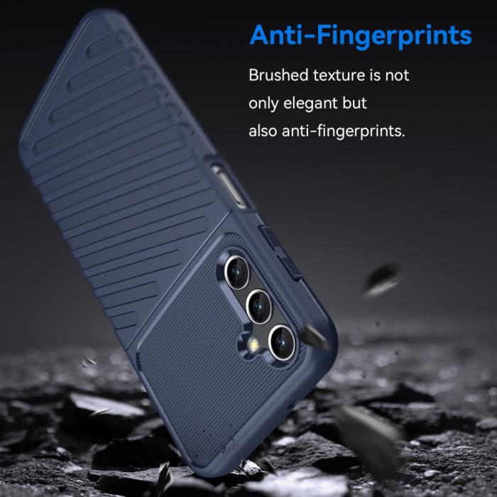 Bild 3,  Samsung Galaxy A14 4G/5G Skal Twill Textur Blå - Teknikhallen.se