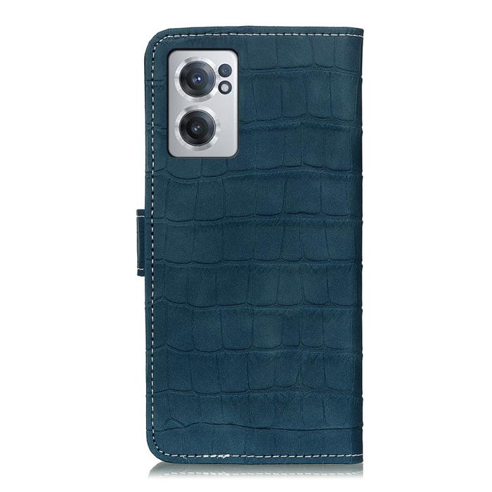 Bild 5,  OnePlus Nord CE 2 5G Fodral Krokodil Textur Grön - Teknikhallen.se