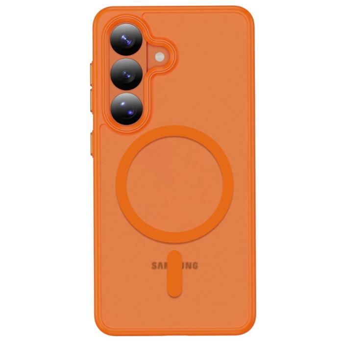 Bild 3, Tech-Protect Tech-Protect Galaxy S26 Skal MagSafe MagMat Orange - Teknikhallen.se