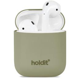 holdit holdit Apple AirPods Skal Silikon Khaki Green - Teknikhallen.se