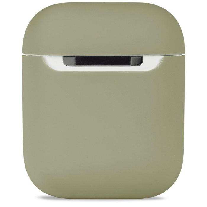Bild 2, holdit holdit Apple AirPods Skal Silikon Khaki Green - Teknikhallen.se