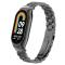  Lyxigt Metallarmband Armband Xiaomi Smart Band 8 Svart - Teknikhallen.se