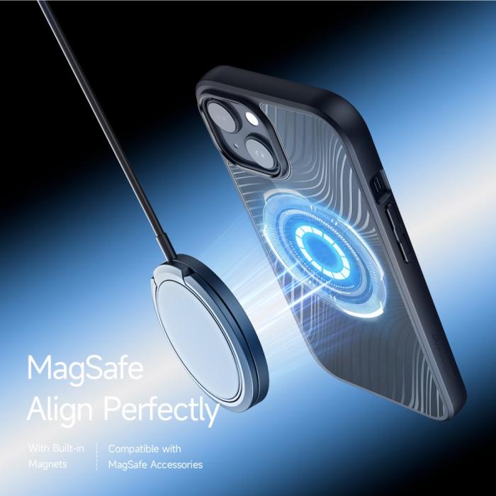 Bild 4, DUX DUCIS DUX DUCIS iPhone 15 Skal MagSafe Aimo Series Matt Svart - Teknikhallen.se