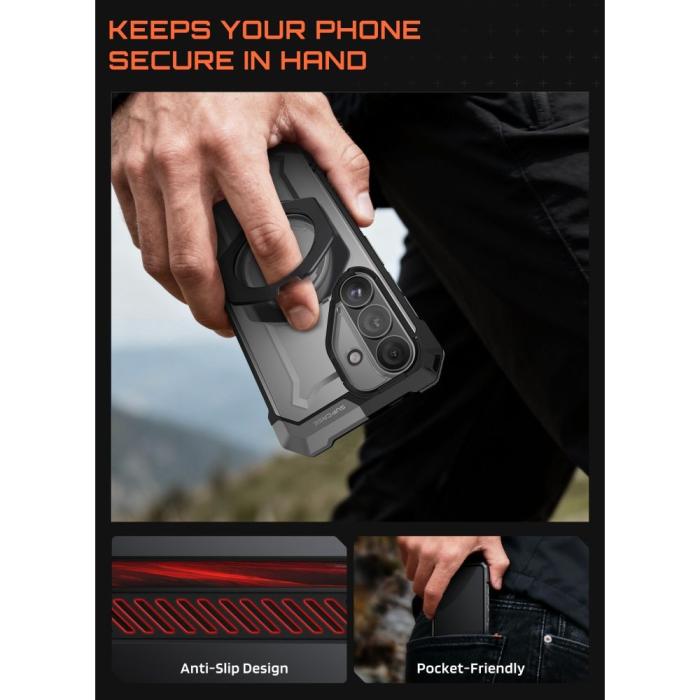 Bild 6, Supcase Supcase Galaxy S26 Skal MagSafe UB Grip Svart - Teknikhallen.se