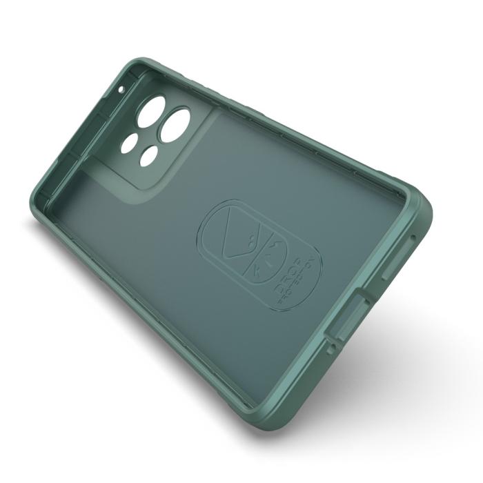Bild 3,  Motorola Edge 50 Skal Magic Shield Grön - Teknikhallen.se