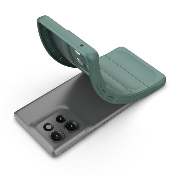 Bild 6,  Motorola Edge 50 Skal Magic Shield Grön - Teknikhallen.se