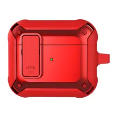  AirPods 3 Skal Shockproof Hybrid Armor R&ouml;d - Teknikhallen.se
