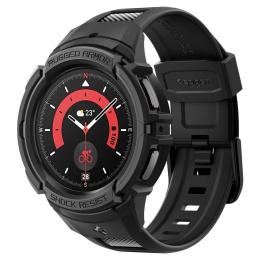 Spigen Spigen Galaxy Watch 5 Pro 45mm Skal/Armband Rugged Armor Svart - Teknikhallen.se