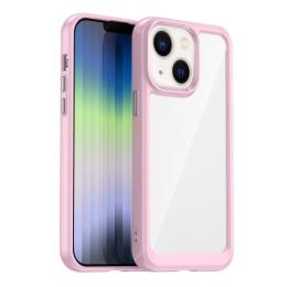  iPhone 14 Skal Akryl/TPU Ljus Rosa - Teknikhallen.se