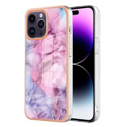  iPhone 16 Pro Skal TPU Marmor Rosa - Teknikhallen.se