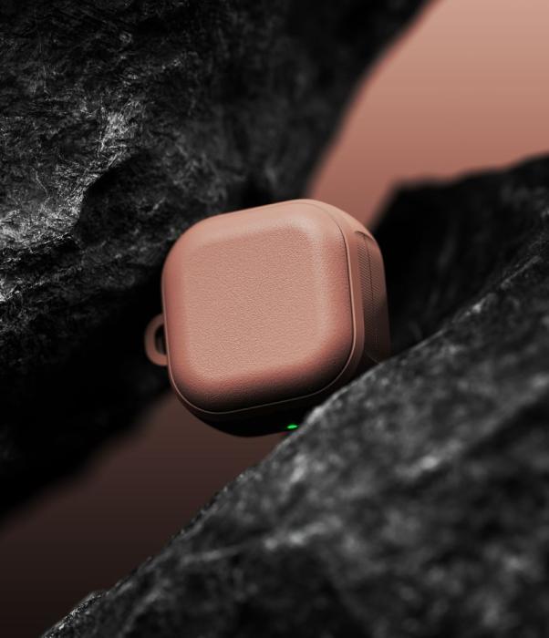 Bild 4, Ringke Ringke Galaxy Buds 4 / 4 Pro Skal MagSafe Onyx Constant Coral - Teknikhallen.se