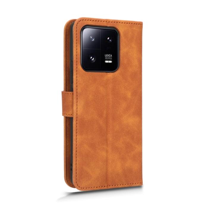 Bild 3,  Xiaomi 13 Pro 5G Fodral Skin Touch Brun - Teknikhallen.se