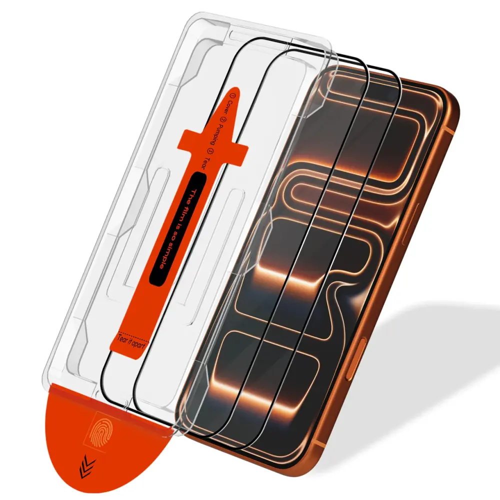  2-Pack iPhone 14/13/13 Pro Skärmskydd I Härdat Glas - Med Monteringsram - Teknikhallen.se