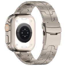  Apple Watch 42/44/45/46/49 mm Armband Steel Titanium - Teknikhallen.se