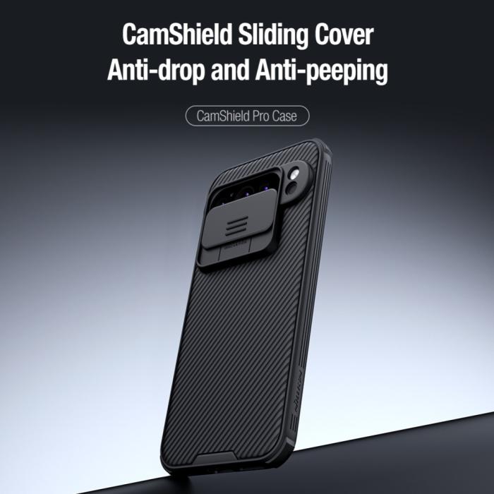 Bild 5, NILLKIN NILLKIN Google Pixel 9 Pro XL Skal Camshield Pro Series Svart - Teknikhallen.se