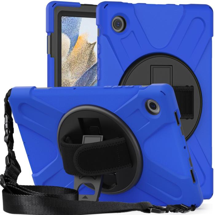Bild 3,  Galaxy Tab A8 10.5 Roterande X-Shape Hybrid Skal - Teknikhallen.se