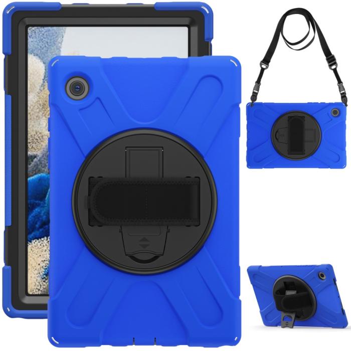Bild 4,  Galaxy Tab A8 10.5 Roterande X-Shape Hybrid Skal - Teknikhallen.se