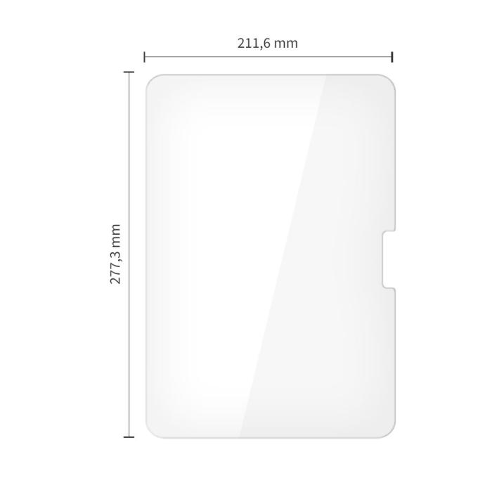 Bild 5, Tech-Protect Tech-Protect iPad Pro/Air 13 2026-2024 2-PACK Skärmskydd GlassFit+ - Teknikhallen.se