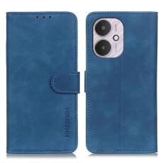 KHAZNEH KHAZNEH Xiaomi Redmi 13C 4G Fodral Retro L&auml;der Bl&aring; - Teknikhallen.se