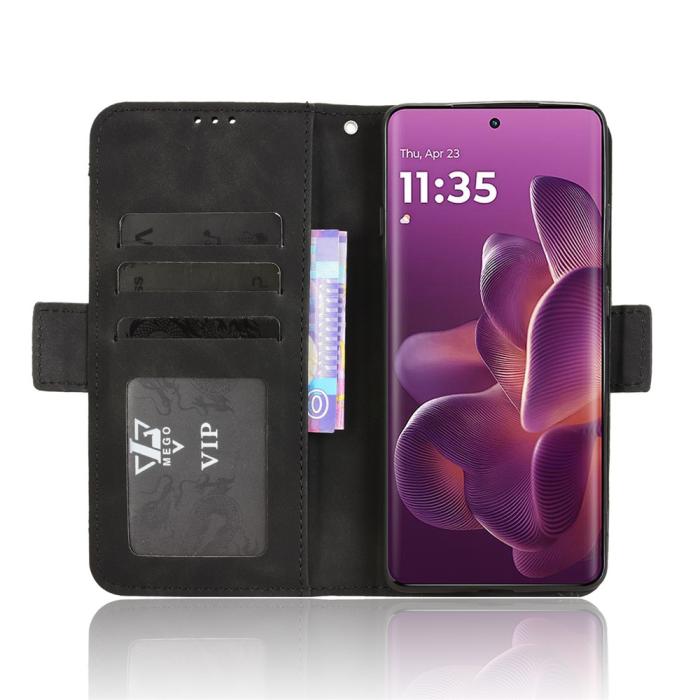 Bild 6,  Motorola Edge 60 Pro Fodral Med Avtagbart Kortfodral Svart - Teknikhallen.se