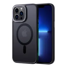  iPhone 13 Pro Skal MagSafe Hybrid Matt Svart - Teknikhallen.se