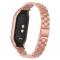  Lyxigt Metallarmband Armband Xiaomi Smart Band 8 Roséguld - Teknikhallen.se