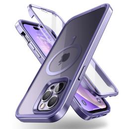 Supcase Supcase iPhone 14 Pro Max Skal MagSafe UB Edge Deep Purple - Teknikhallen.se