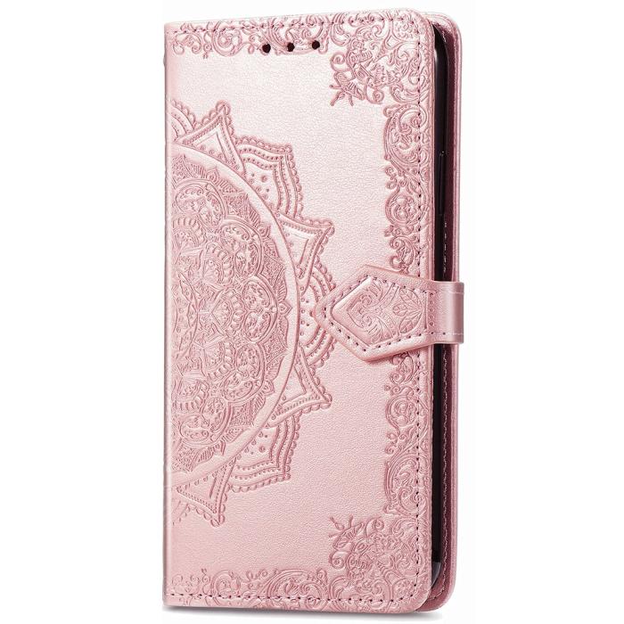 Bild 4,  Samsung Galaxy S23 FE Fodral Mandala Blossom Roséguld - Teknikhallen.se