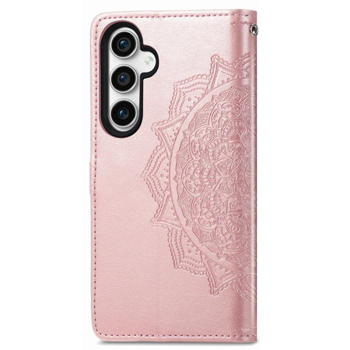 Bild 5,  Samsung Galaxy S23 FE Fodral Mandala Blossom Roséguld - Teknikhallen.se