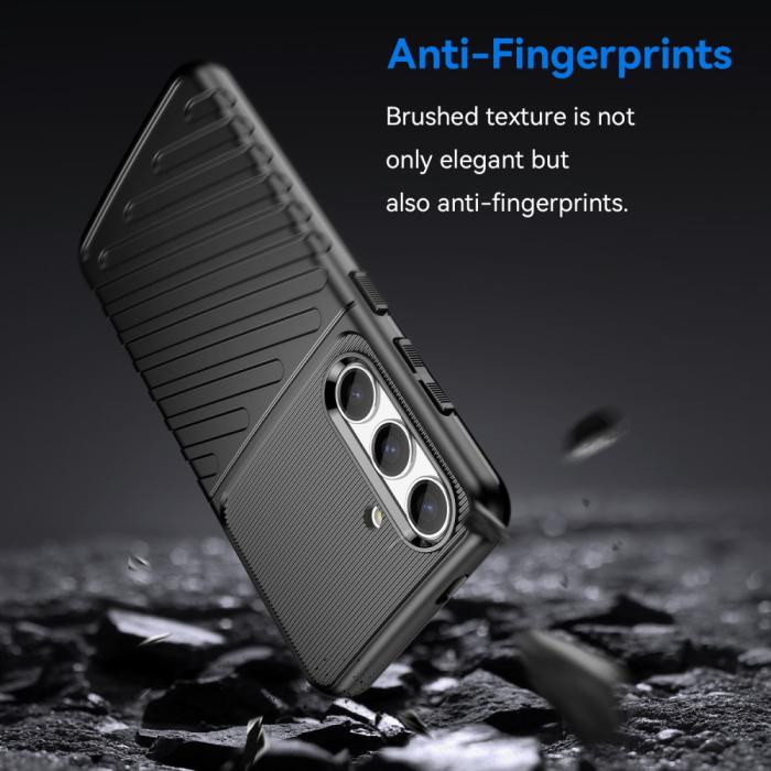 Bild 3,  Samsung Galaxy S24 Skal Twill Textur Svart - Teknikhallen.se