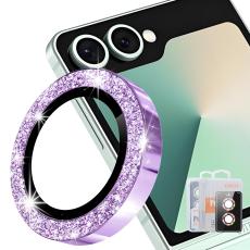 ENKAY ENKAY Samsung Galaxy Z Flip 8 Linsskydd Glitter Lila - Teknikhallen.se
