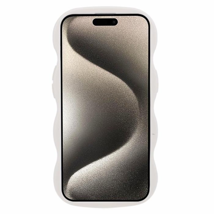 Bild 2,  iPhone 14 Mobilskal Wavy Off White - Teknikhallen.se