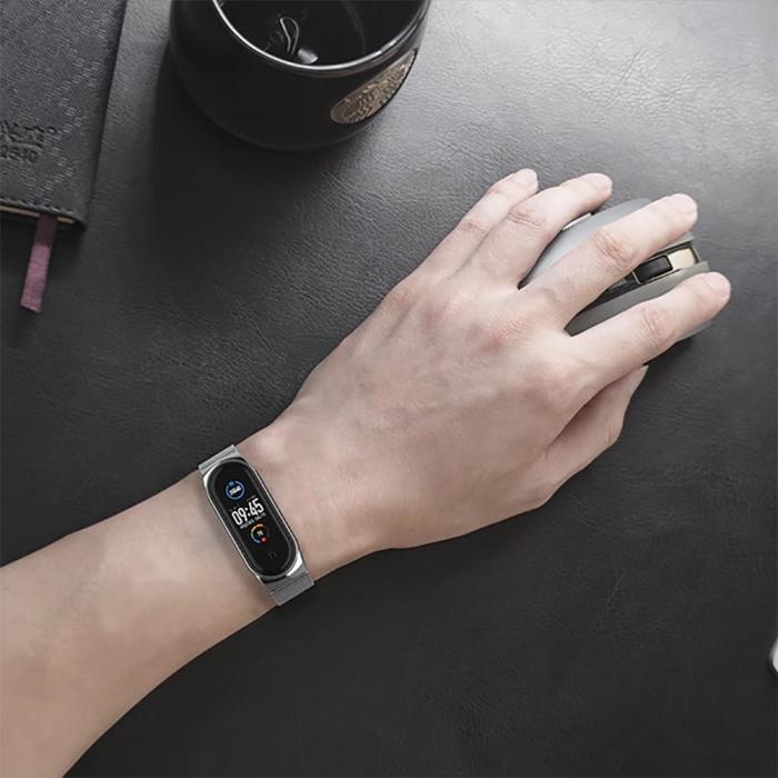 Bild 2, Tech-Protect Tech-Protect Lyxigt Metallarmband Xiaomi Mi Smart Band 7 Roséguld - Teknikhallen.se