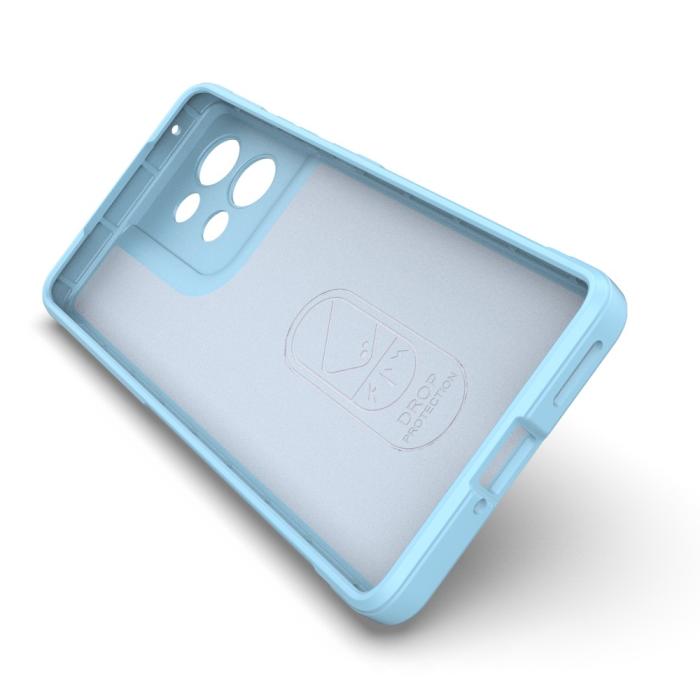 Bild 3,  Motorola Edge 50 Skal Magic Shield Blå - Teknikhallen.se