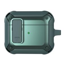  AirPods 3 Skal Shockproof Hybrid Armor Gr&ouml;n - Teknikhallen.se