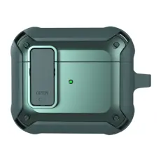  AirPods 3 Skal Shockproof Hybrid Armor Gr&ouml;n - Teknikhallen.se