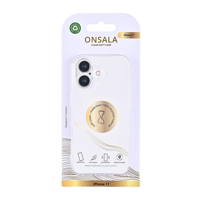Bild 3, Onsala Onsala iPhone 17 Skal TPU Transparent - Teknikhallen.se