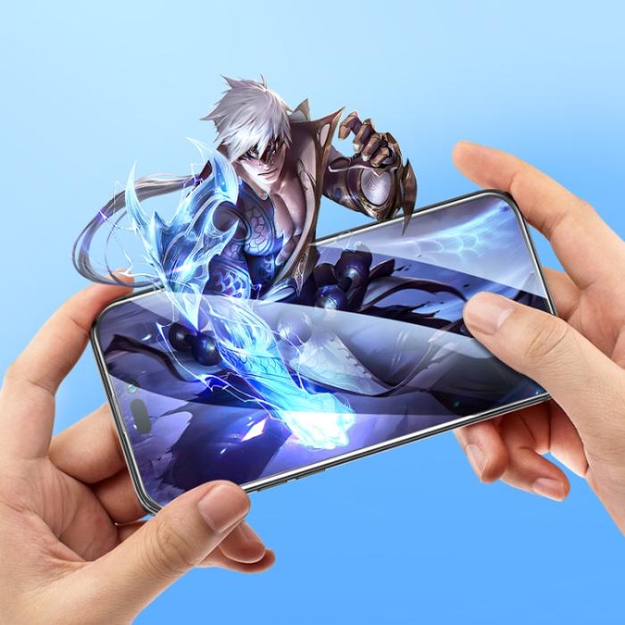 Bild 3, HOCO HOCO iPhone 14 Pro Skärmskydd Heltäckande Härdat Glas - Teknikhallen.se