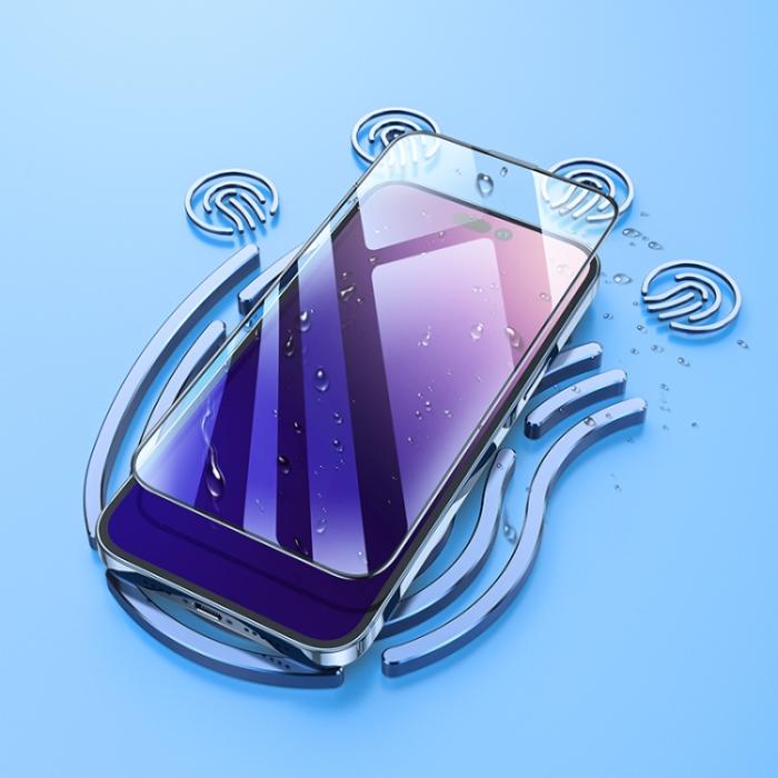 Bild 4, HOCO HOCO iPhone 14 Pro Skärmskydd Heltäckande Härdat Glas - Teknikhallen.se