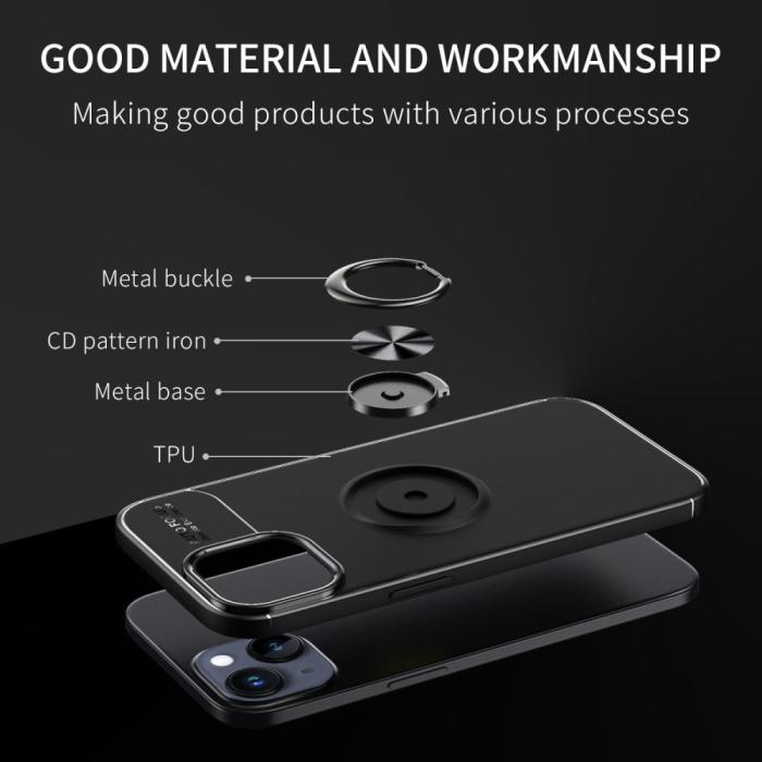 Bild 3,  iPhone 15 Plus Skal Ring Blå - Teknikhallen.se