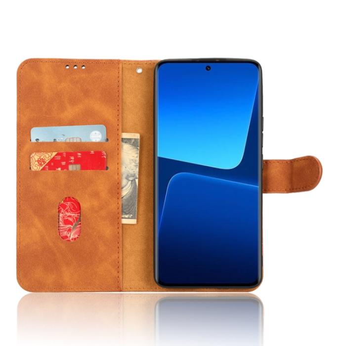 Bild 4,  Xiaomi 13 Pro 5G Fodral Skin Touch Brun - Teknikhallen.se