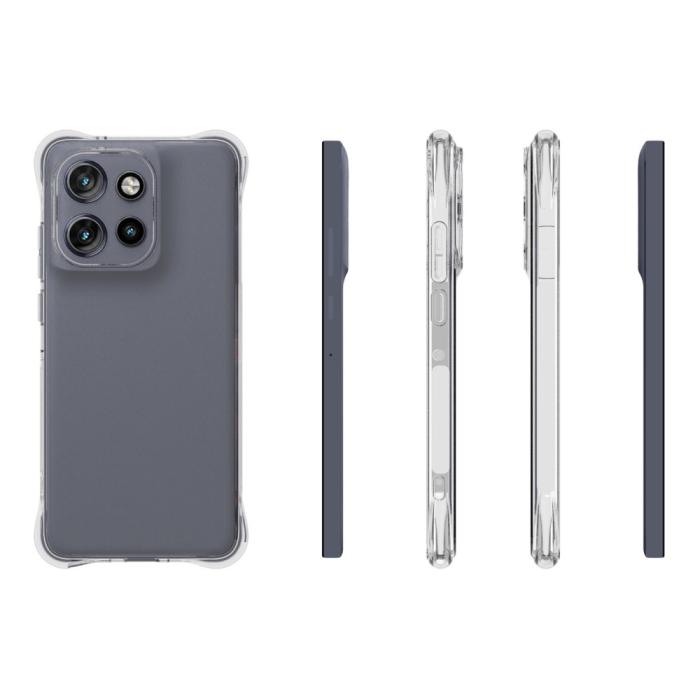 Bild 5,  Motorola Edge 50 Neo Skal TPU Shockproof Transparent - Teknikhallen.se