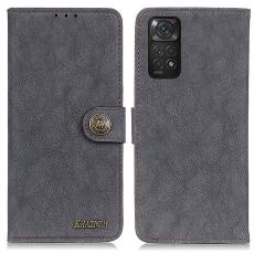 KHAZNEH KHAZNEH Xiaomi Redmi Note 11 4G Fodral Split L&auml;der Svart - Teknikhallen.se