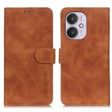 KHAZNEH KHAZNEH Xiaomi Redmi 13C 4G Fodral Retro L&auml;der Brun - Teknikhallen.se